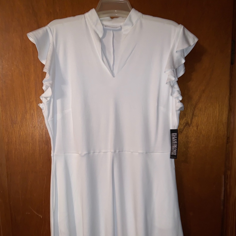 White dress. New with tags